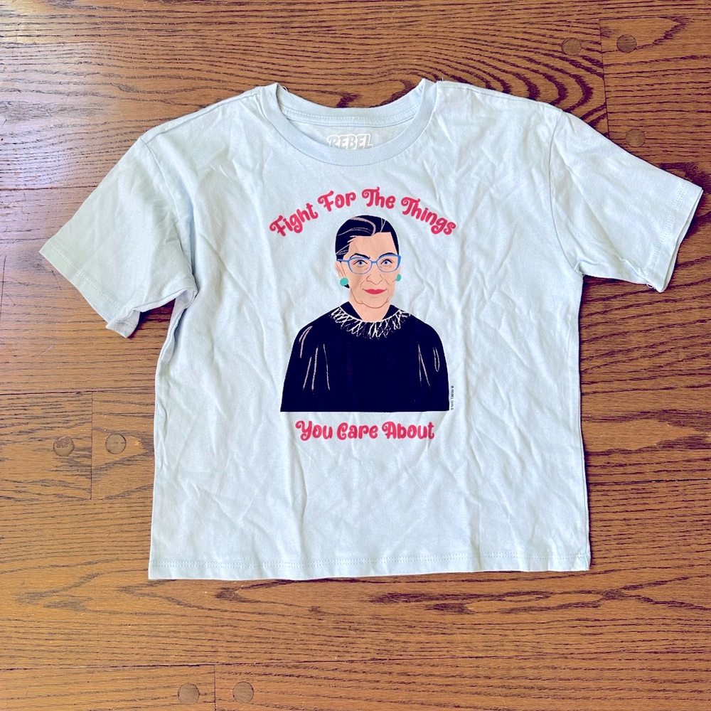 Rebel Girls RBG Light Blue T-Shirt